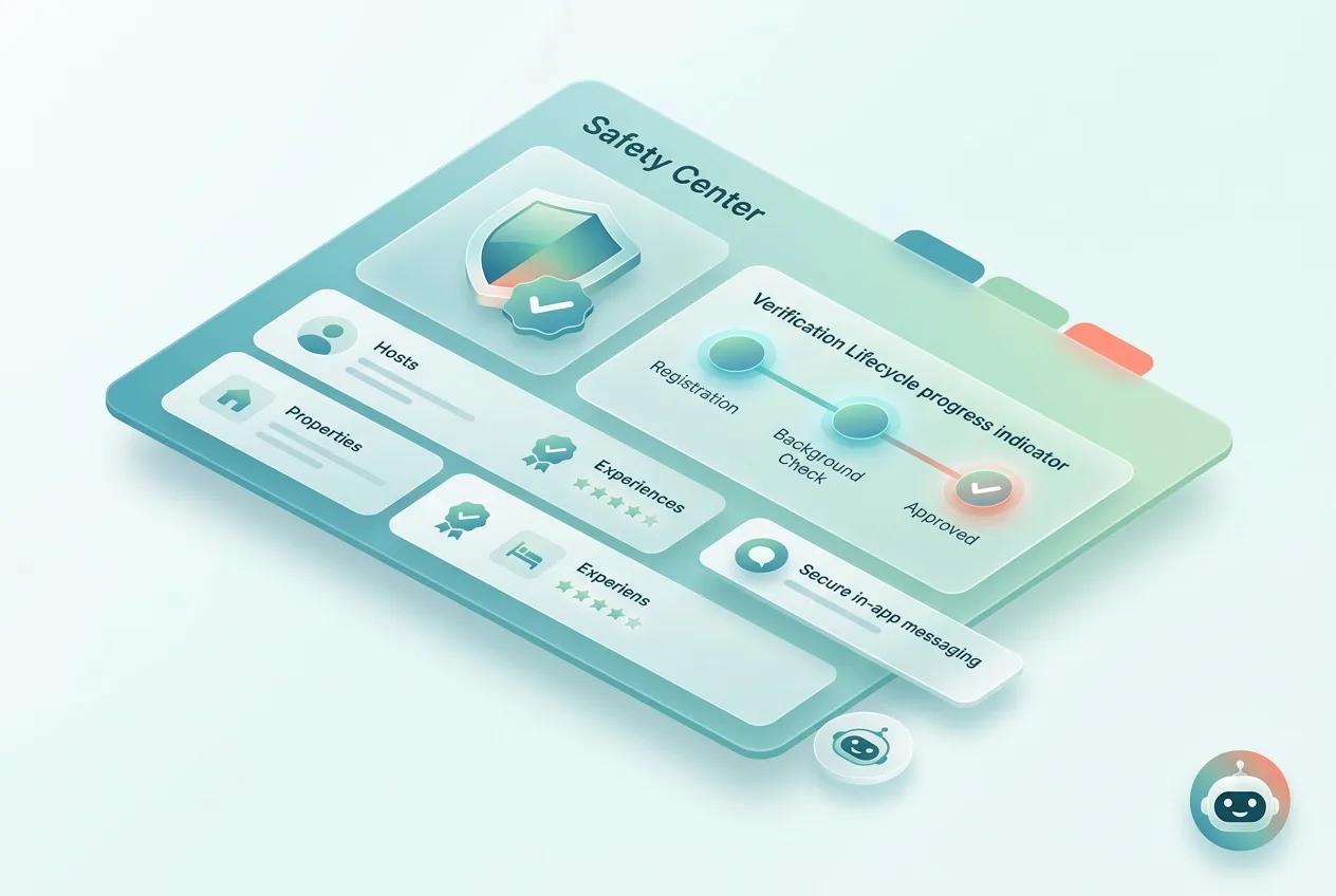 Travel with confidence using verification, ratings, and a safety center